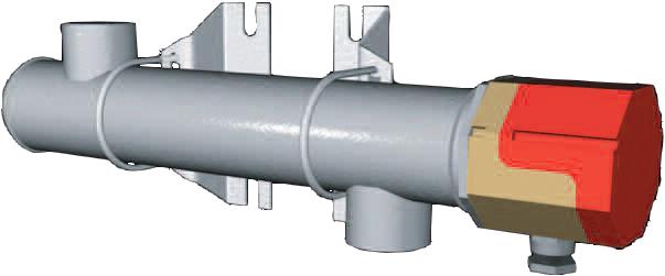 Réchauffeur de fluides électrique industrielle chauffage de fluides liquides gaz ATEX